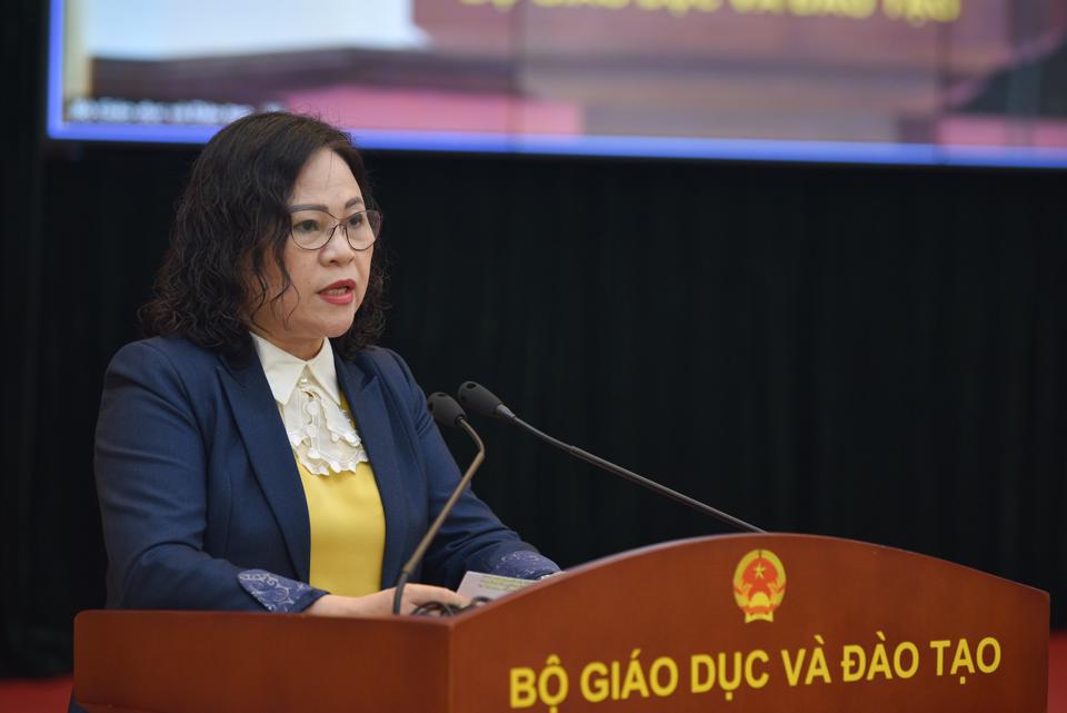 Thứ trưởng Bộ GD&ĐT Ngô Thị Minh đề nghị các địa phương quan tâm, chia sẻ khó khăn với hệ thống giáo dục mầm non ngoài công lập