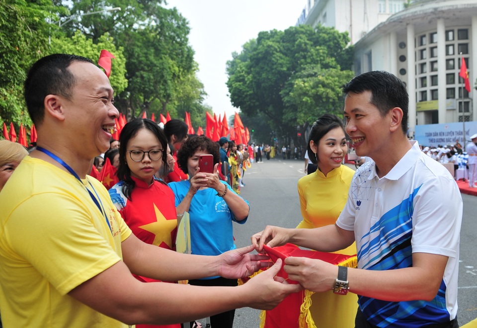 Ấn tượng Lễ khai mạc Đại hội TDTT quận Hoàn Kiếm, Hà Nội lần thứ 10 - Ảnh 6