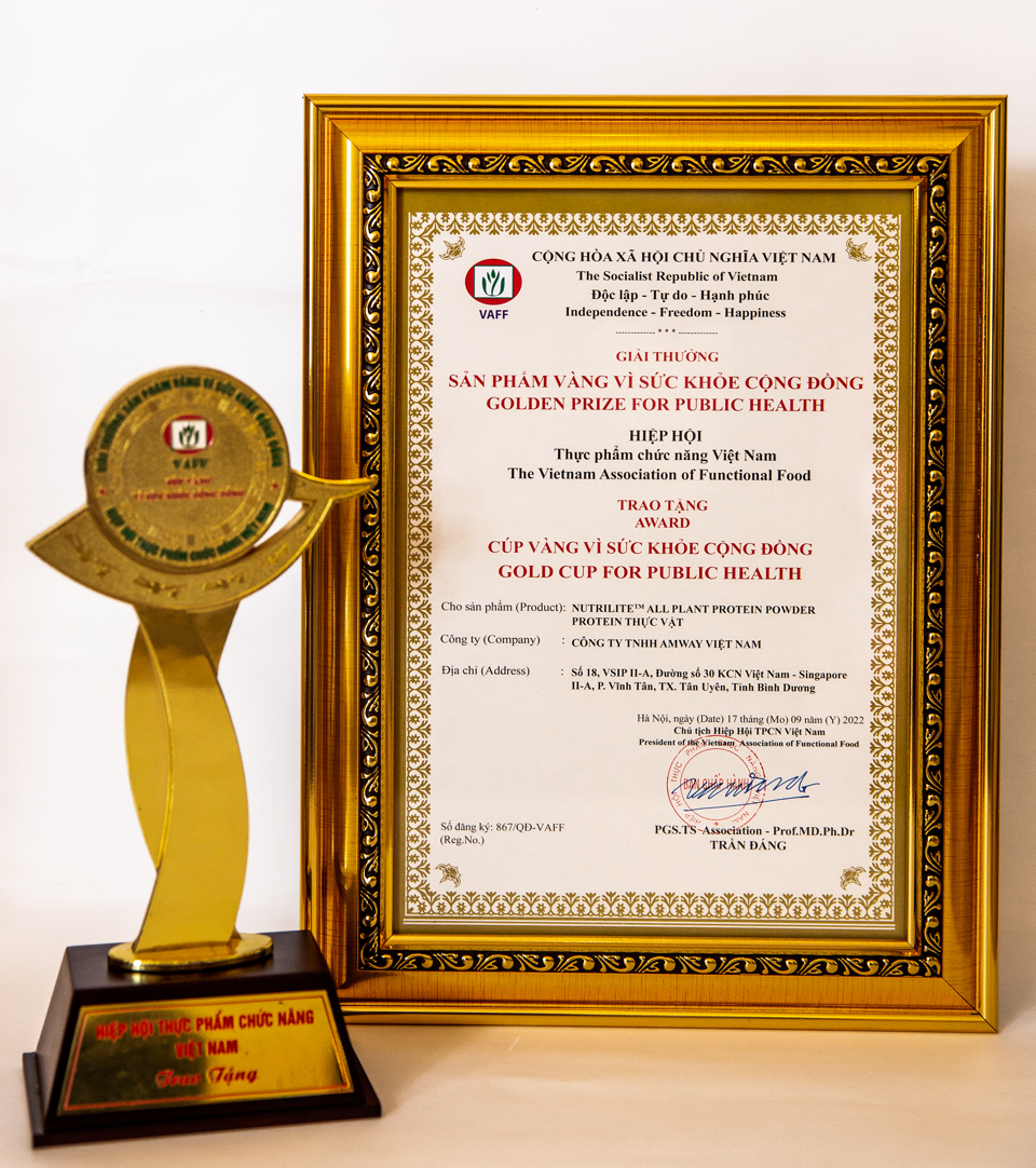 Amway Việt Nam tiếp tục nhận giải thưởng "Sản phẩm Vàng vì sức khỏe cộng đồng" - Ảnh 2