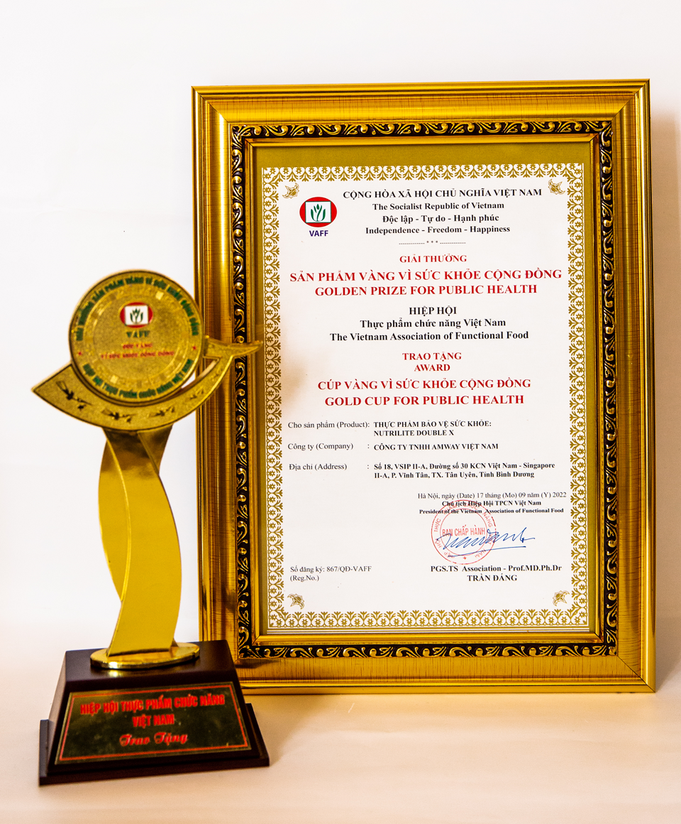 Amway Việt Nam tiếp tục nhận giải thưởng "Sản phẩm Vàng vì sức khỏe cộng đồng" - Ảnh 3