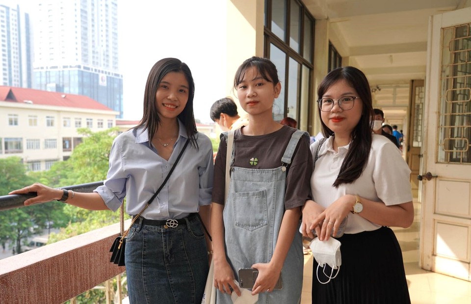 Các tân sinh viên ĐH Quốc gia Hà Nội 