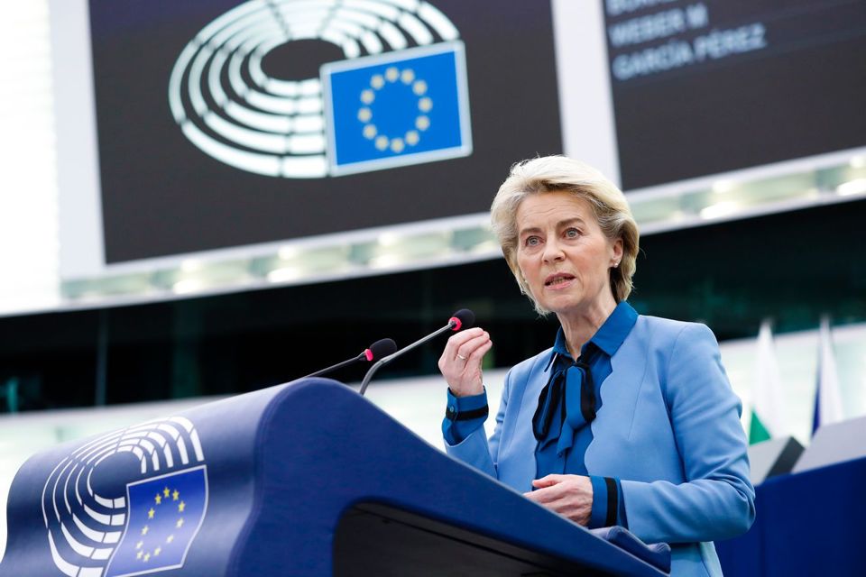 Chủ tịch Ủy ban ch&acirc;u &Acirc;u (EC) Ursula von der Leyen. Nguồn: EPA-EFE &nbsp;