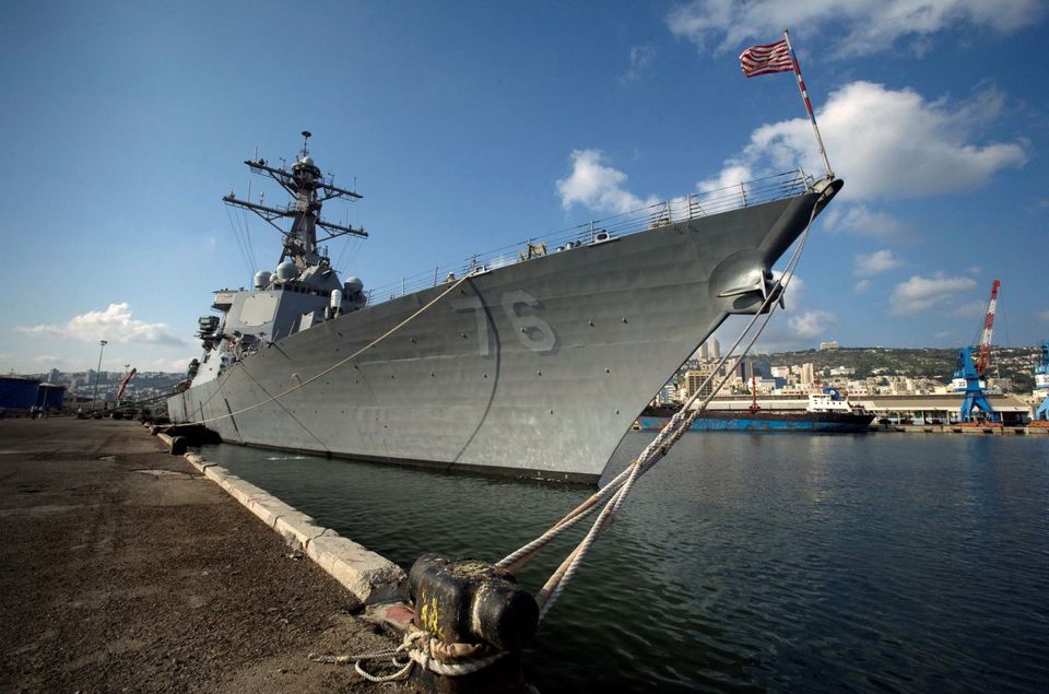 T&agrave;u USS Higgins cập cảng tại th&agrave;nh phố Haifa, miền bắc Israel, ng&agrave;y 6 th&aacute;ng 9 năm 2009. Ảnh: Reuters