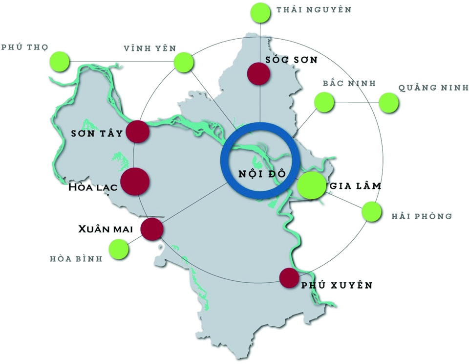 Hà Nội Công bố đồ án quy hoạch phân khu đô thị vệ tinh Xuân Mai