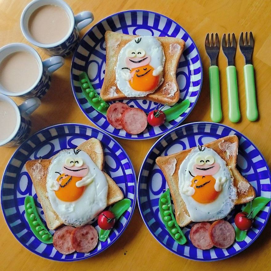 Cộng đồng mạng kinh ngạc trước bữa sáng bằng trứng của bà mẹ ba con  - Ảnh 38