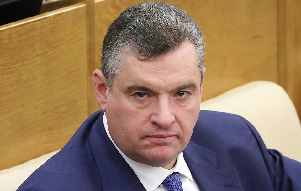 &Ocirc;ng Leonid Slutsky, Chủ tịch Ủy ban Đối ngoại của Duma Quốc gia Nga. Ảnh: Tass