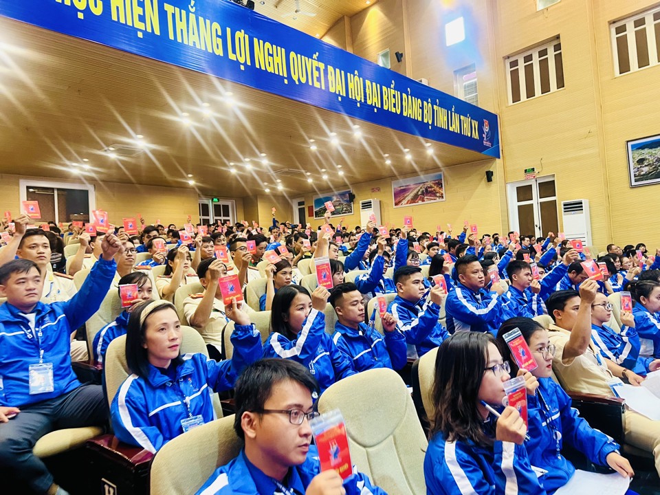 Đại hội đại biểu Đo&agrave;n TNCS Hồ Ch&iacute; Minh tỉnh Quảng Ng&atilde;i lần thứ 15&nbsp; c&oacute; sự tham gia của 244 đại biểu ch&iacute;nh thức.