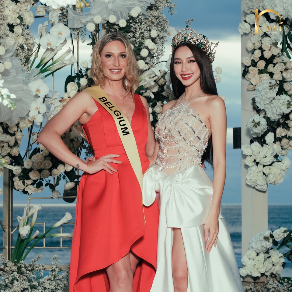 Thùy Tiên "lấn át" Thiên Ân và các người đẹp quốc tế Miss Grand International 2022 - Ảnh 3