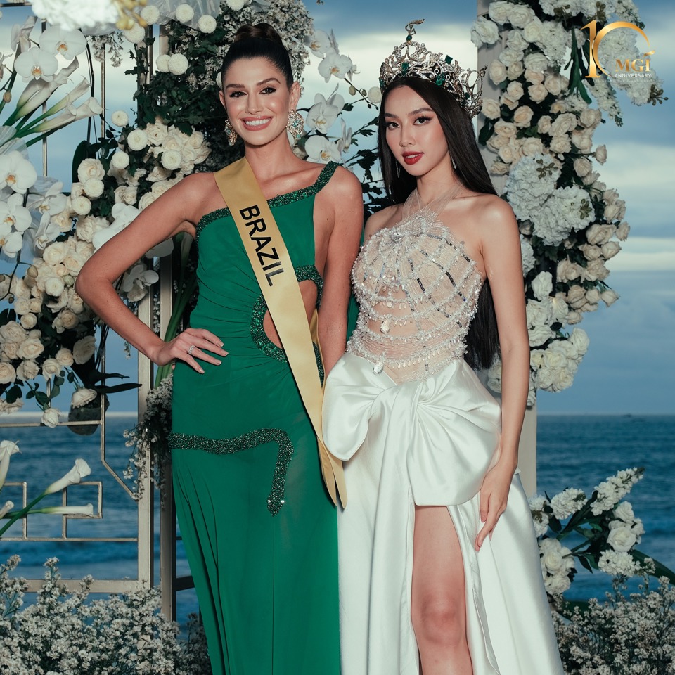 Thùy Tiên "lấn át" Thiên Ân và các người đẹp quốc tế Miss Grand International 2022 - Ảnh 5
