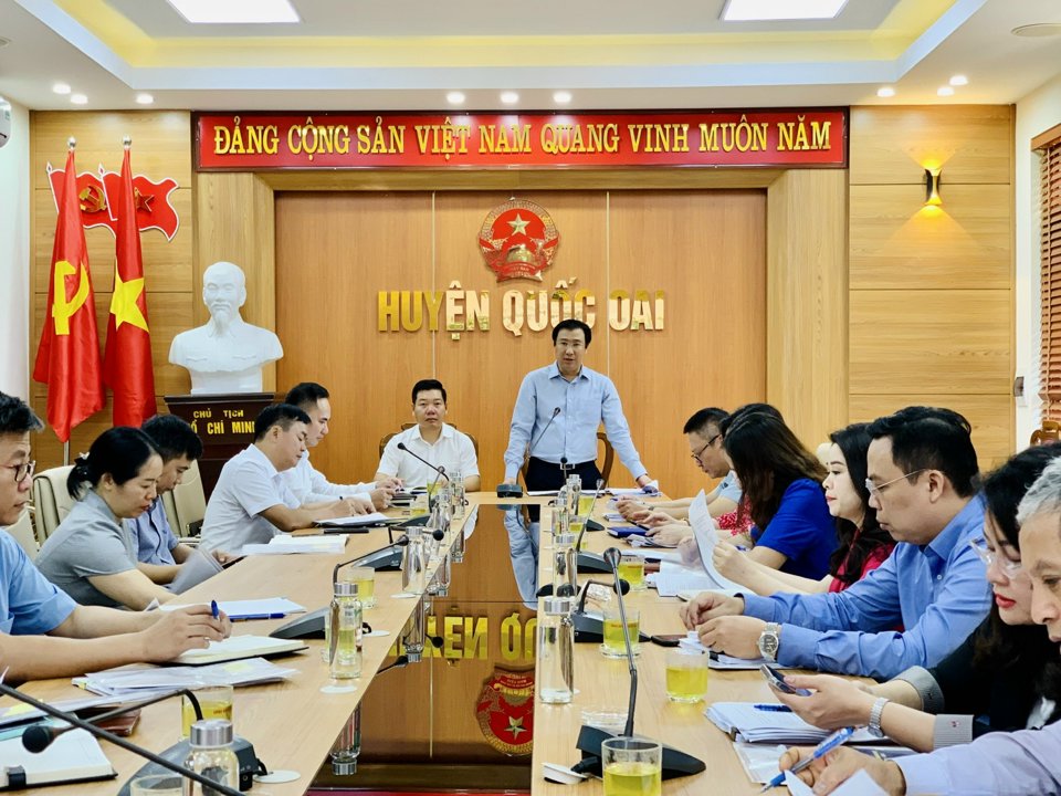Trưởng Ban Văn hóa- Xã hội (HĐND TP) Nguyễn Thanh Bình phát biểu tại buổi làm việc (Ảnh: Nam Du)