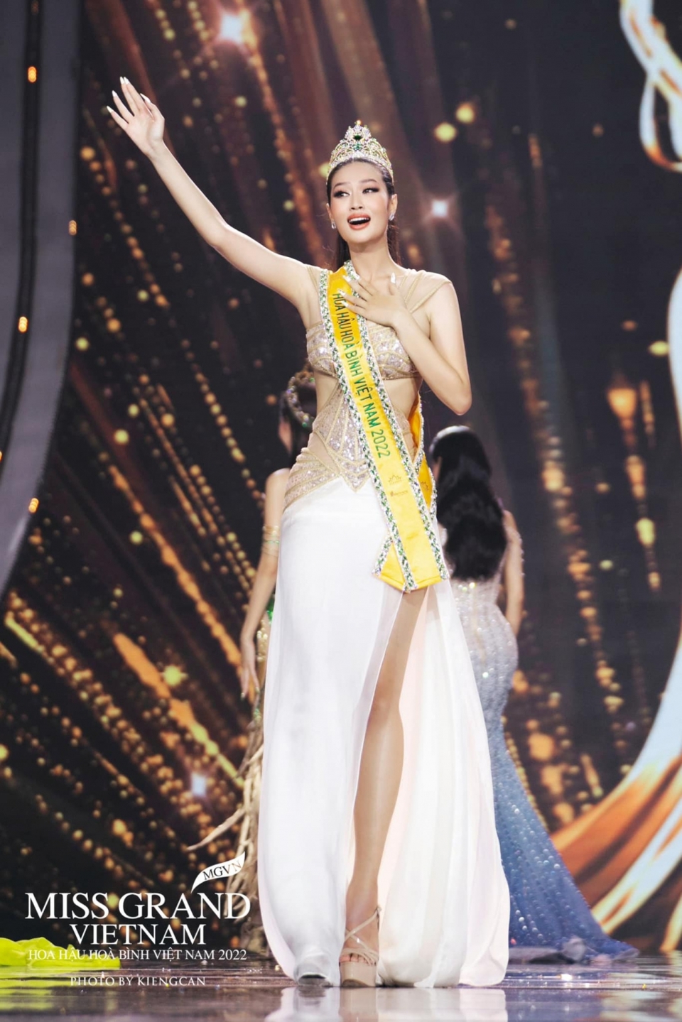 Hoa hậu Thiên Ân được đánh giá cao tại Hoa hậu Hoà bình thế giới 2022 - Ảnh 1