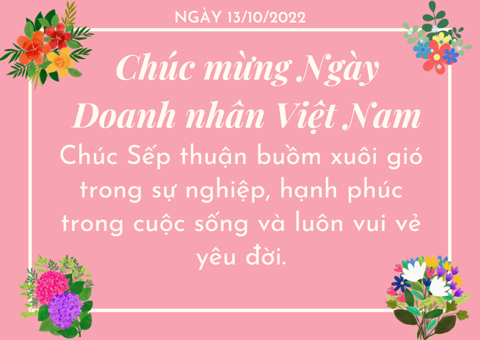 Ngày Doanh nhân Việt Nam 2024: Ngày hội của các doanh nhân Việt Nam sẽ được tổ chức vào ngày 13/10/