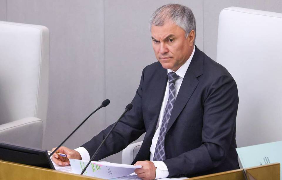 Chủ tịch Hạ viện Nga Vyacheslav Volodin. Ảnh: Tass