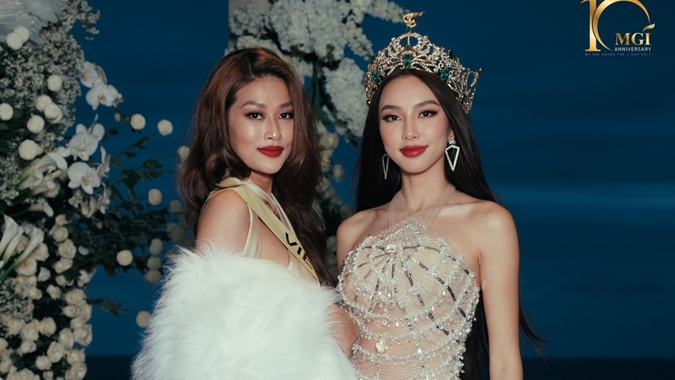 Thực hư chuyện Thùy Tiên "bơ" Thiên Ân tại Miss Grand International 2022 - Ảnh 1