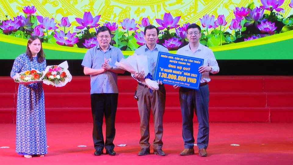 Huyện Thanh Tr&igrave; tiếp nhận ủng hộ của c&aacute;c đơn vị, doanh nghiệp