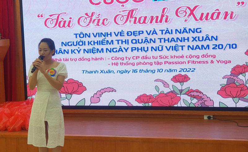 Th&iacute; sinh Ph&uacute; Thị Hạnh xuất sắc gi&agrave;nh danh hiệu Hoa kh&ocirc;i cuộc thi &ldquo;T&agrave;i sắc Thanh Xu&acirc;n&rdquo;