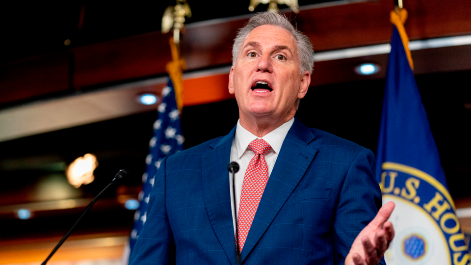 L&atilde;nh đạo phe thiểu số tại Hạ viện Mỹ Kevin McCarthy. Ảnh: AP