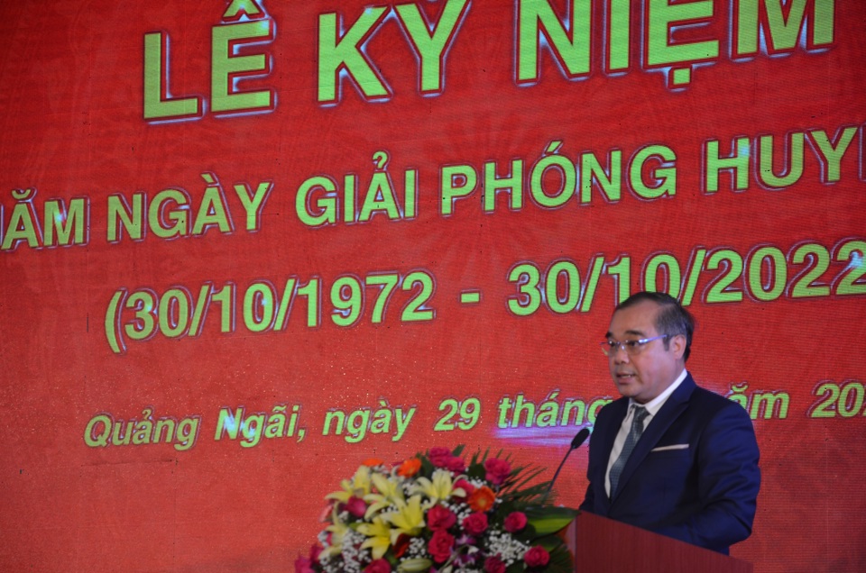&Ocirc;ng Trần Ho&agrave;ng Tuấn- Ph&oacute; Chủ tịch Thường trực UBND tỉnh Quảng Ng&atilde;i.