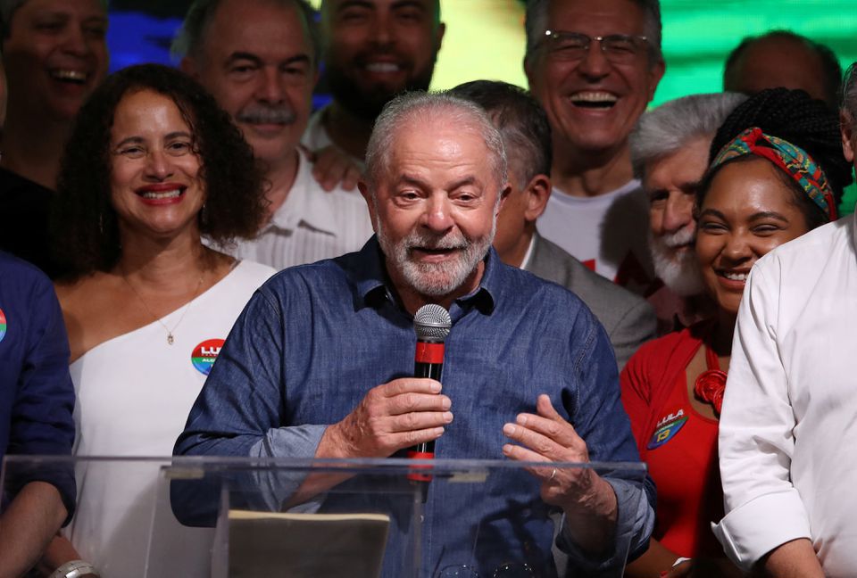 &Ocirc;ng Luiz In&aacute;cio Lula da Silva vừa đắc cử trở th&agrave;nh tổng thống tiếp theo của Brazil. Ảnh: Reuters