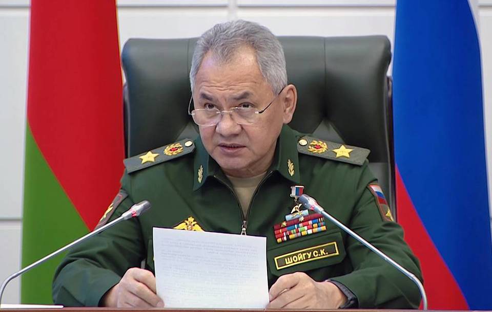 Bộ trưởng Quốc ph&ograve;ng Nga Sergey Shoigu. Ảnh: Tass