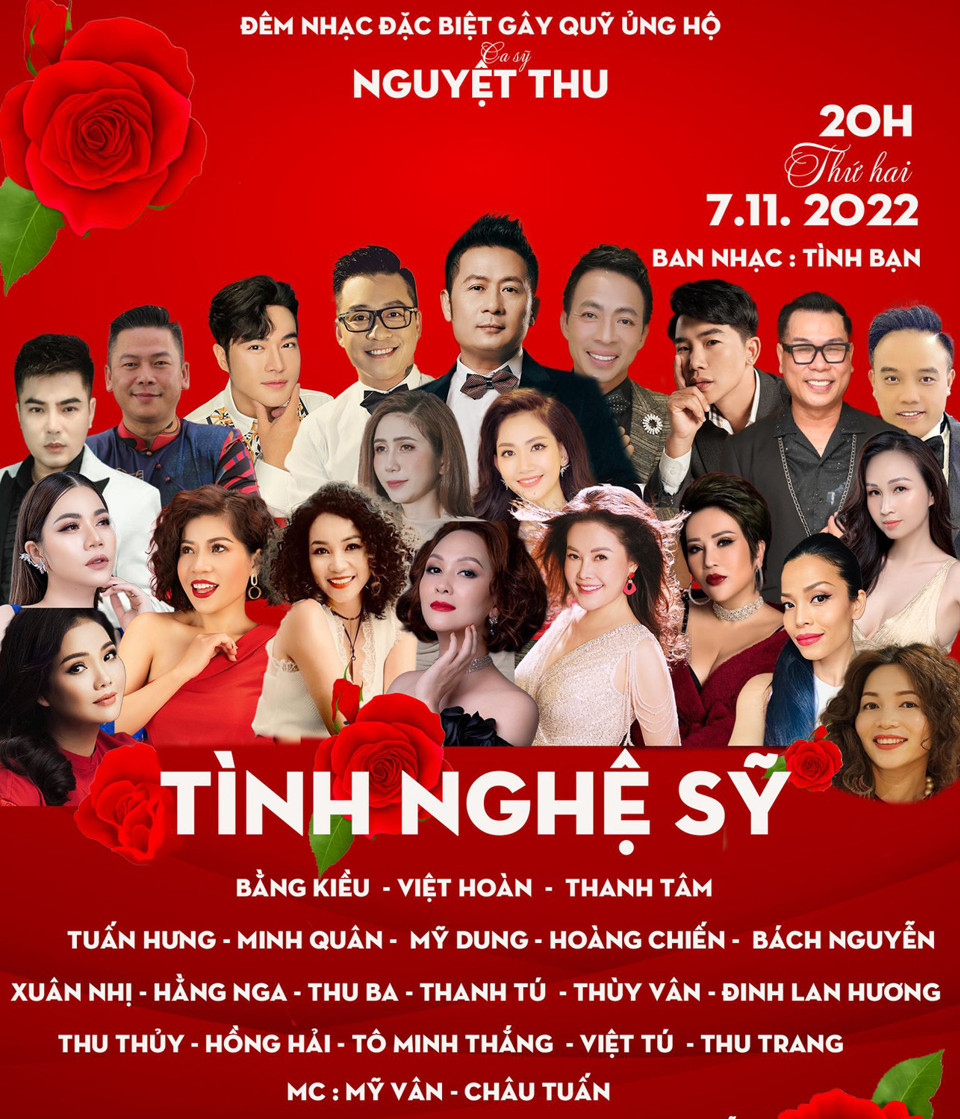 30 nghệ sĩ tình nguyện tổ chức đêm nhạc nhạc ủng hộ ca sĩ Nguyệt Thu - Ảnh 1
