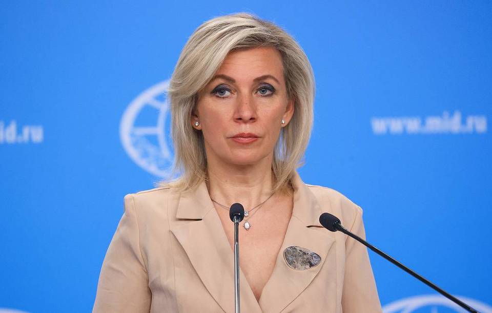 người ph&aacute;t ng&ocirc;n Bộ Ngoại giao Nga Maria Zakharova. Ảnh: Tass