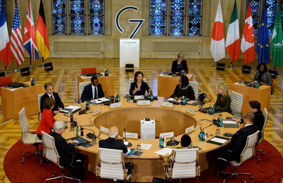 Cuộc họp thượng định của c&aacute;c ngoại trưởng G7&nbsp; diễn ra từ ng&agrave;y 3-4/11 tại TP Muenster, Đức. Ảnh: Reuters