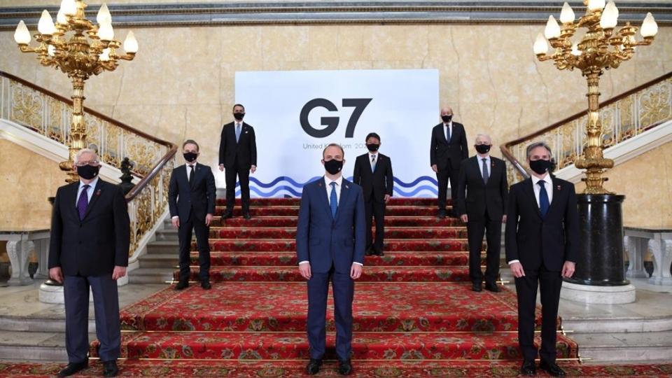 Hội nghị Ngoại trưởng G7. Ảnh: Reuters &nbsp;