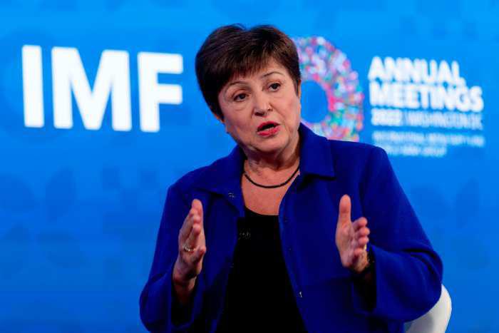 Tổng Gi&aacute;m đốc Quỹ Tiền tệ Quốc tế (IMF) Kristalina Georgieva. Ảnh: AP