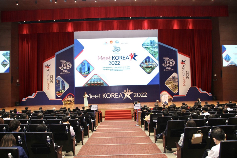 Quang cảnh sự kiện &ldquo;Gặp gỡ H&agrave;n Quốc &ndash; Meet Korea 2022&rdquo;. Ảnh Becamex CC.