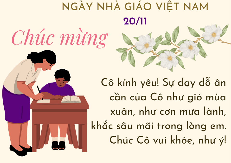 Lời chúc đơn giản, ngắn gọn, ý nghĩa nhân ngày Nhà giáo Việt Nam 20/11 - Ảnh 3
