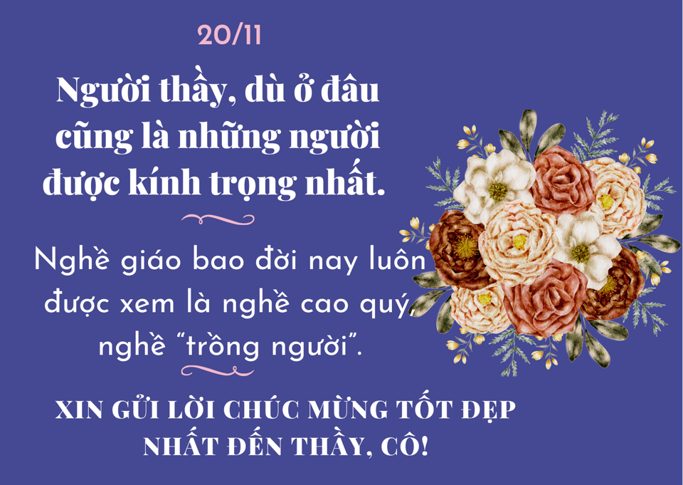 Lời chúc đơn giản, ngắn gọn, ý nghĩa nhân ngày Nhà giáo Việt Nam 20/11 - Ảnh 5