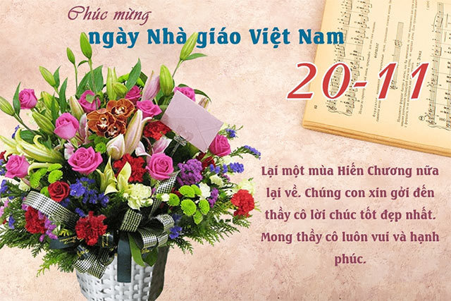 In thiệp 2011 mừng ngày nhà giáo Việt Nam lấy ngay tại Hà Nội