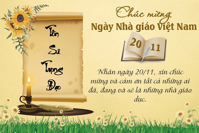 Cuộc thi làm thiệp tặng Thầy Cô chào mừng 34 năm Ngày Nhà giáo Việt Nam 20 111982  20112016