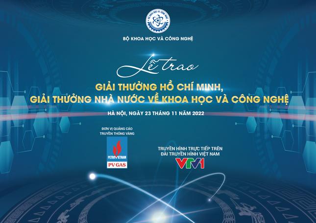 Lễ trao Giải thưởng Hồ Chí Minh phát trực tiếp trên VTV1 ngày 23/11 - Ảnh 1