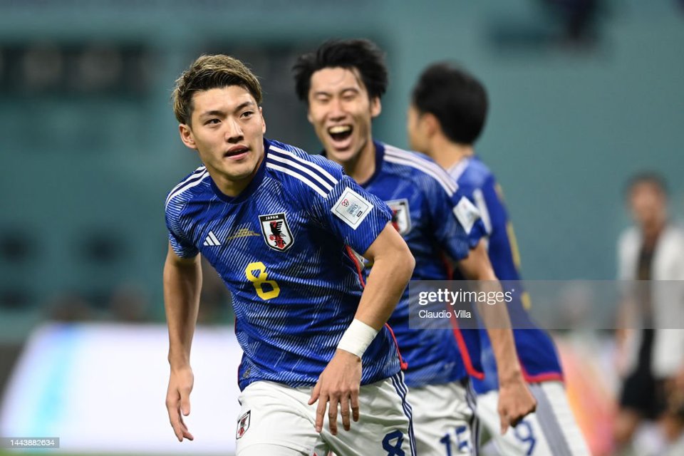 Tuyển Nhật Bản tạo n&ecirc;n bất ngờ khi lội ngược d&ograve;ng đ&aacute;nh bại tuyển Đức tại World Cup 2022.