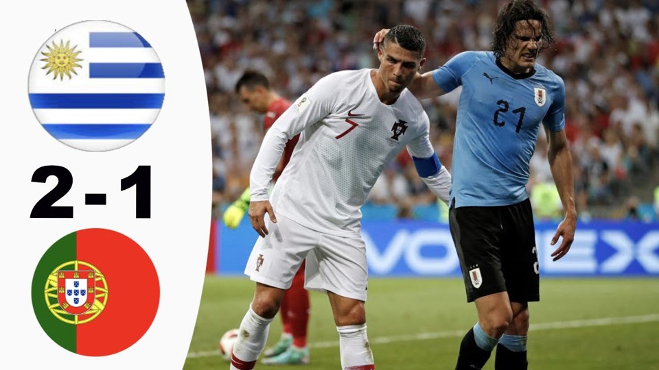 C&aacute;c cầu thủ Uruguay muốn t&aacute;i hiện được chiến thắng 2-1 tại World Cup 2018 trước Bồ Đ&agrave;o Nha. Ảnh: CNN