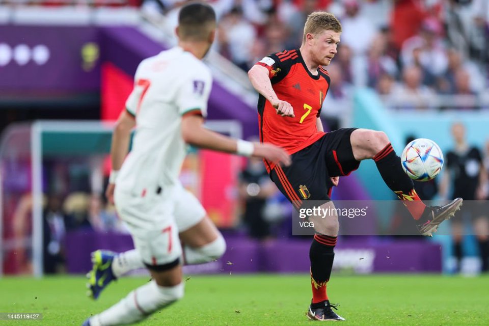Tuyển Bỉ đối đầu với tuyển Croatia ở lượt cuối bảng F World Cup 2022.