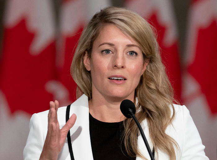 Bộ trưởng Ngoại giao Canada M&eacute;lanie Joly. Ảnh: Canadian Press