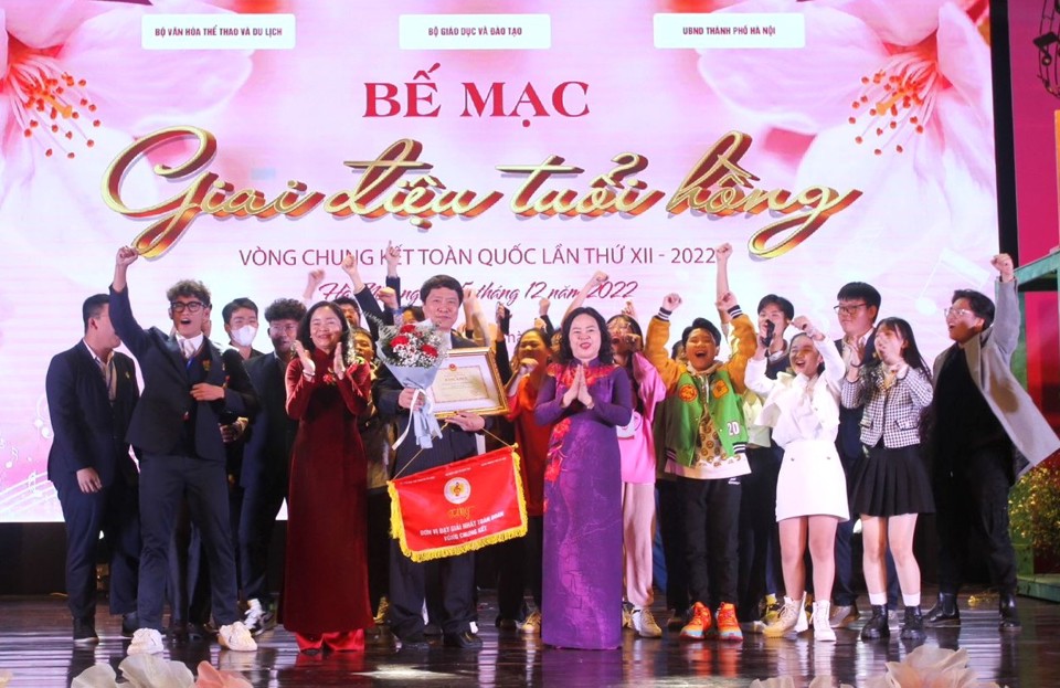 Đoàn Hà Nội đoạt giải Nhất toàn đoàn tại Hội thi Giai điệu tuổi hồng toàn quốc 2022