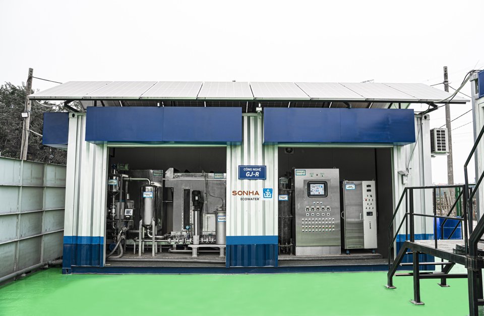 Hệ thống xử l&yacute; nước thải hiện đại đang được thử nghiệm tại huyện Đ&ocirc;ng Anh - H&agrave; Nội. Nguồn ảnh: Sơn H&agrave;