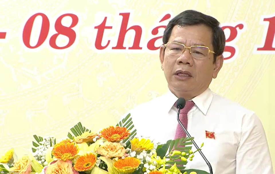 &Ocirc;ng Đặng Văn Minh - Chủ tịch UBND tỉnh Quảng Ng&atilde;i.