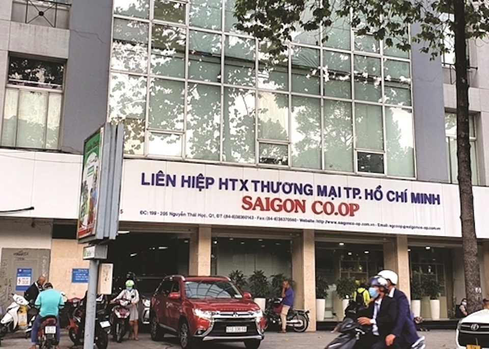 Trụ sở Li&ecirc;n hiệp Hợp t&aacute;c x&atilde; thương mại TP Hồ Ch&iacute; Minh (Saigon Co.op).