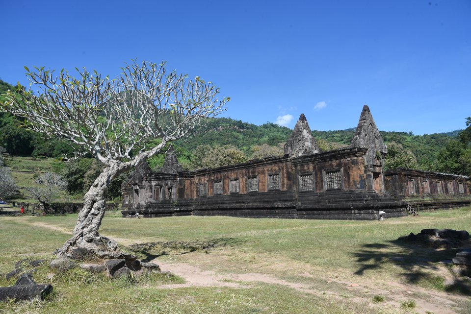 Khu đền Watphou tổ chức Unesco c&ocirc;ng nhận l&agrave; Di sản văn ho&aacute; thế giới v&agrave;o năm 2001. Ảnh: Phạm H&ugrave;ng