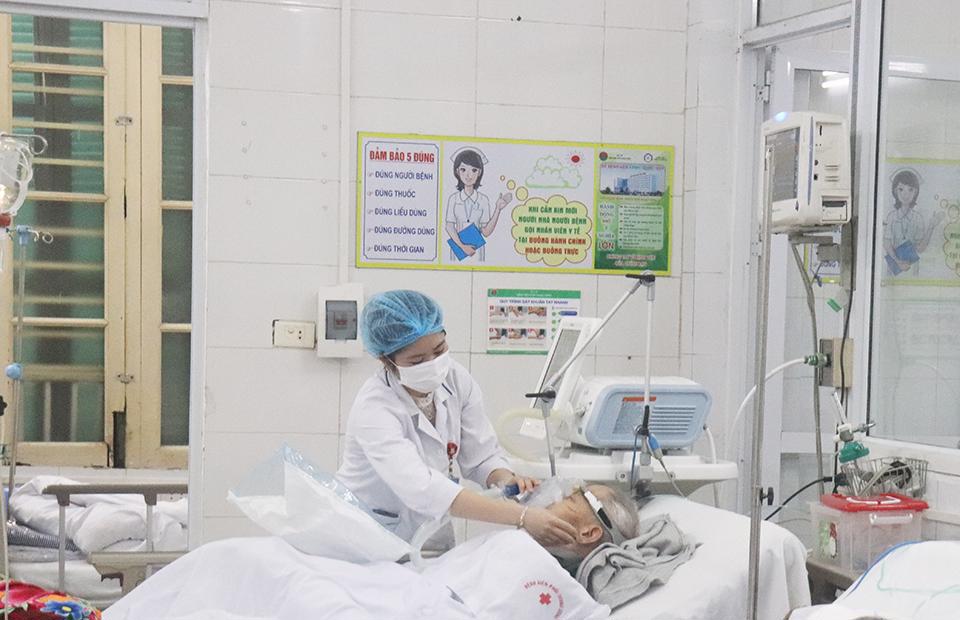 Bệnh nhân điều trị tại Bệnh viện Phổi Trung ương