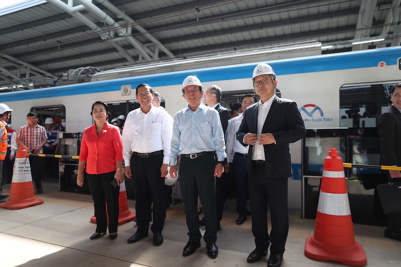 TP Hồ Chí Minh: Tổ chức chạy thử nghiệm tàu metro số 1 - Ảnh 1