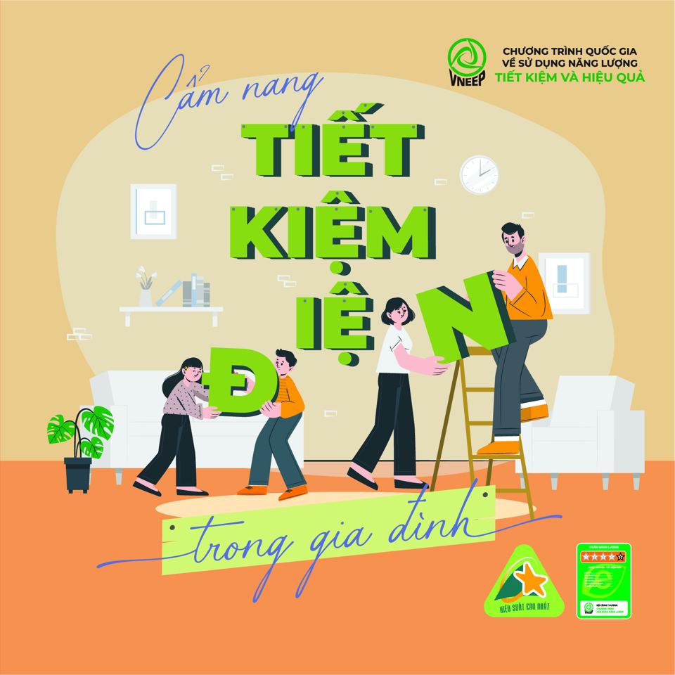 Sử dụng điện tiết kiệm trong gia đ&igrave;nh