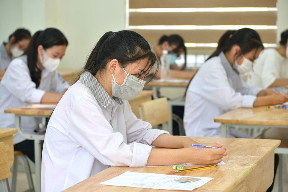 Học sinh Hà Nội tham dự kỳ thi lớp 10 năm học 2022- 2023