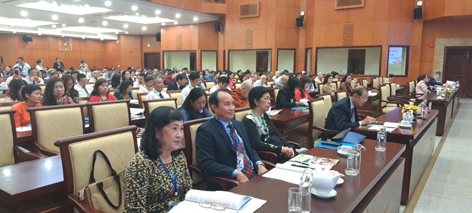Đại biểu dự đại hội Li&ecirc;n hiệp CTCHN TP Hồ Ch&iacute; Minh lần IV (nhiệm kỳ 2023 - 2028).