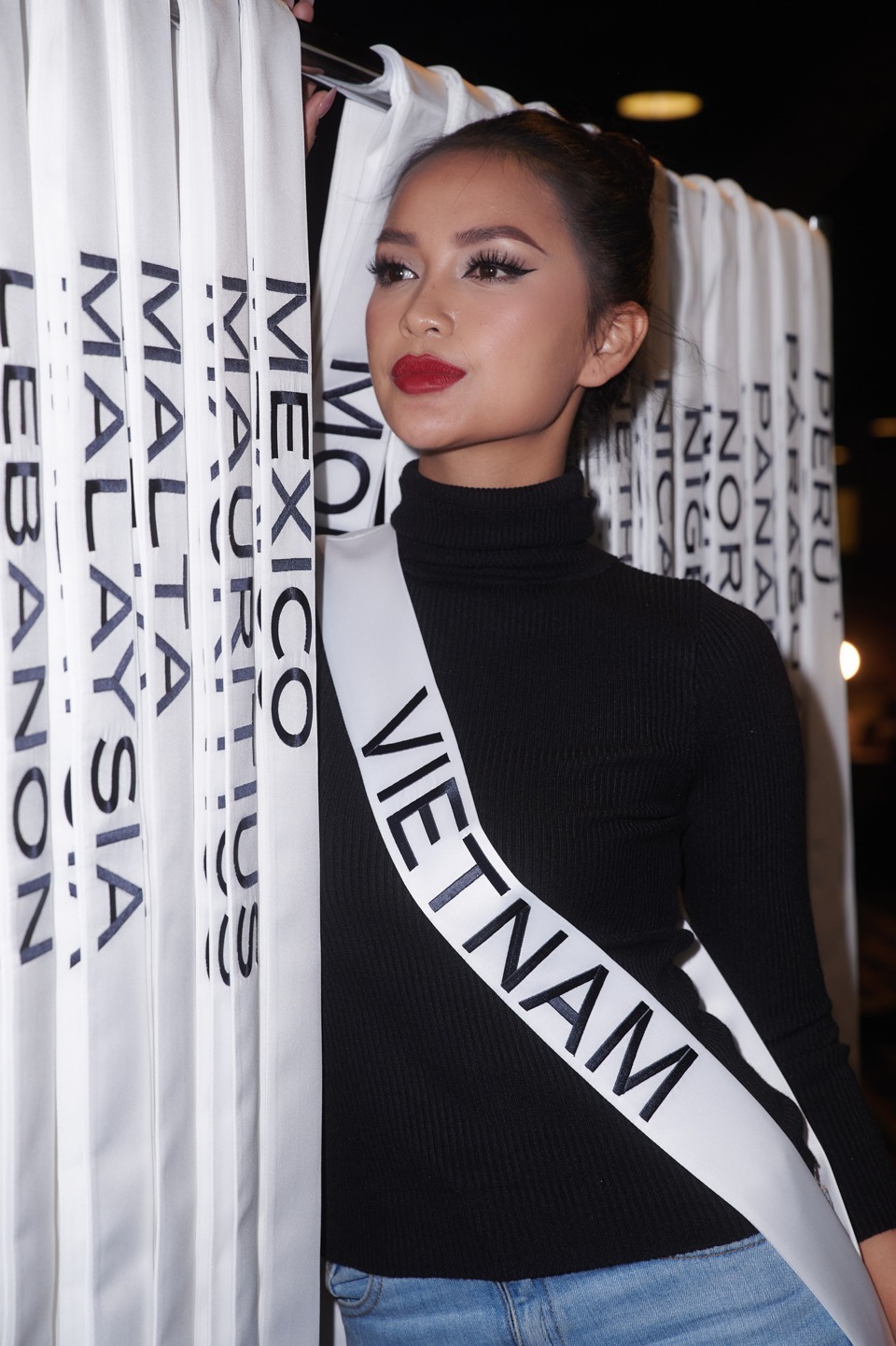 Ngọc Ch&acirc;u tại Miss Universe 2022.